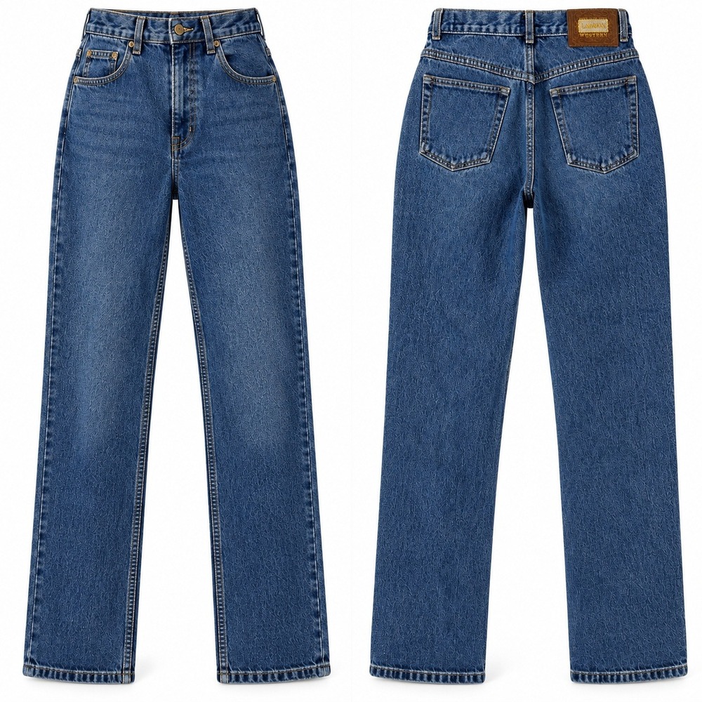 Vintage Lawman Western Jeans Slim Fit High Rise Cowgirl 90s Denim